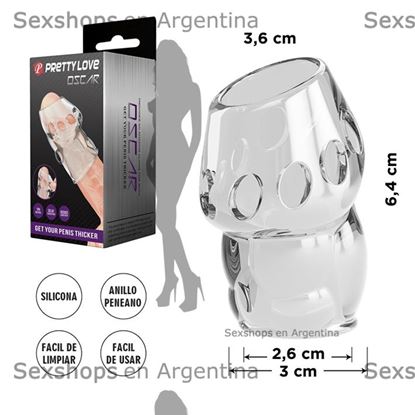 Funda para pene abierta de material TPR